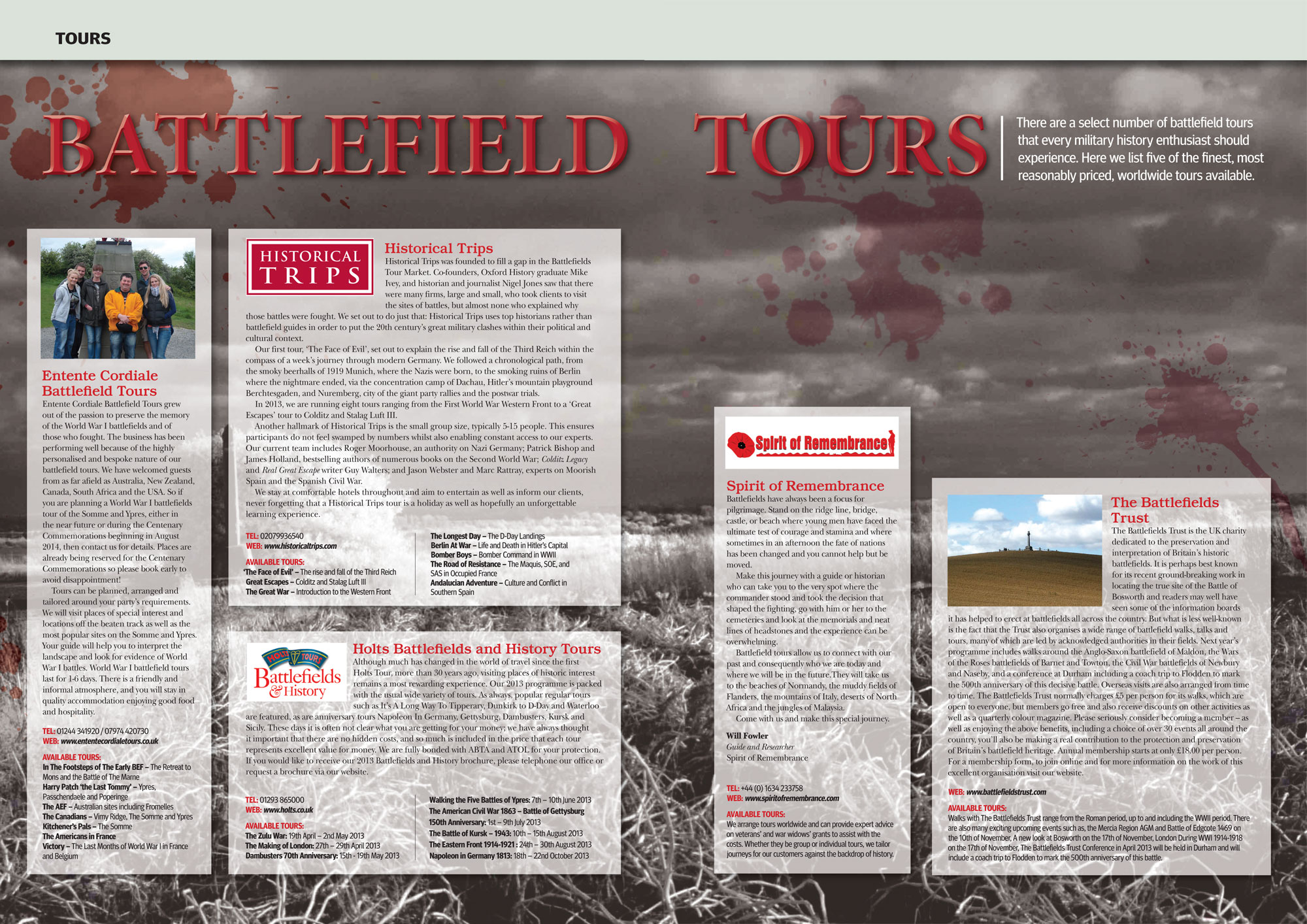 Battlefield Tours Military History Matters