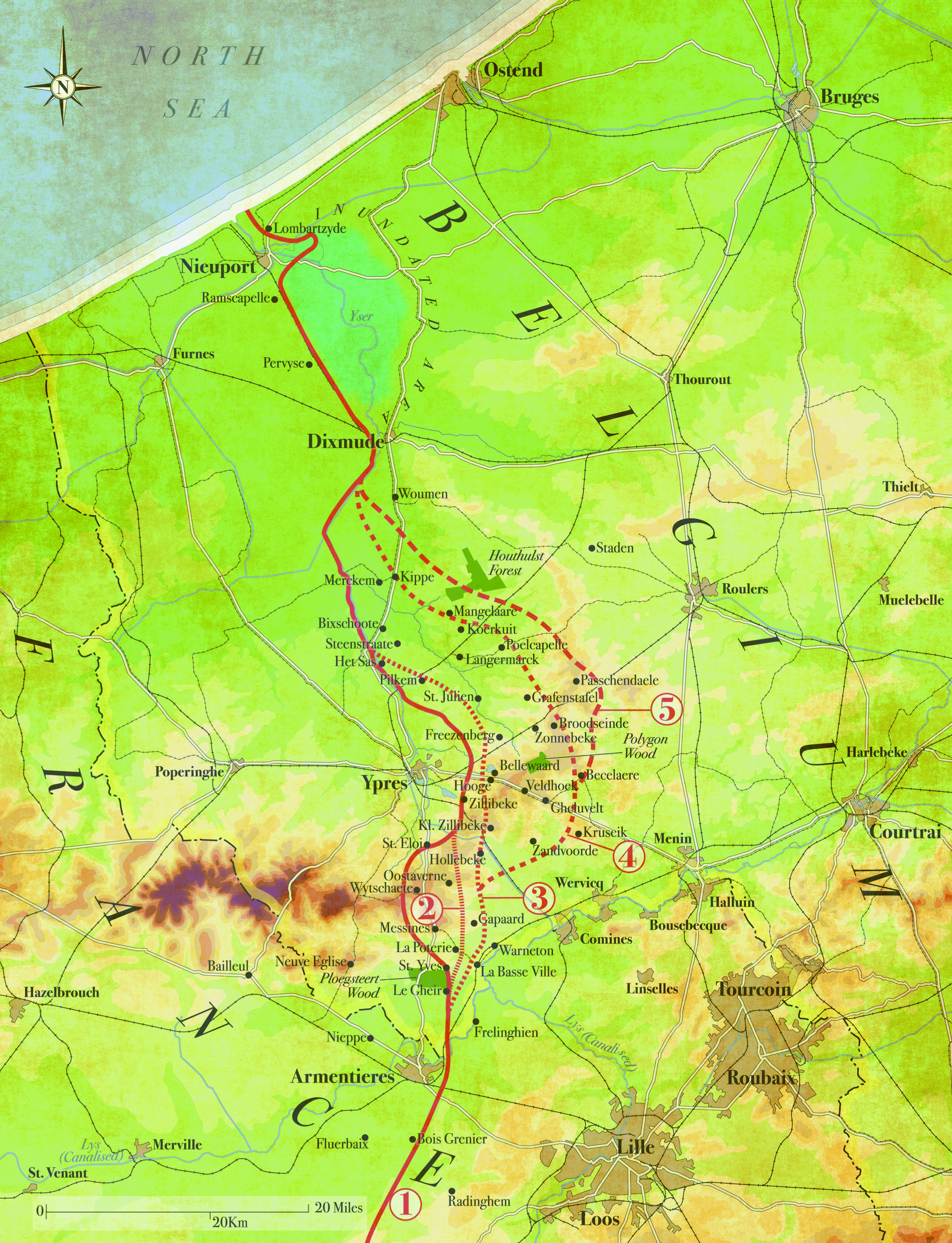 Battle Maps: Passchendaele, 1917 | Military History Matters