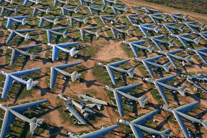 BEHIND THE IMAGE: B-52 Storage Area, Davis-Monthan Air Force Base ...